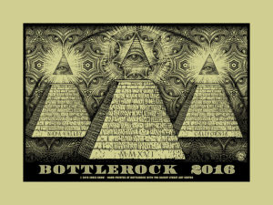Bottlerock 2016 poster by Chris Shaw